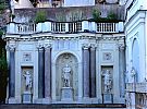 Colonna gardens, Rome, statue of Marcantonio II Colonna as Roman emperor.