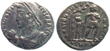 348-350 AD., Constantius II., Kyzikos mint, Centenionalis, RIC 78.