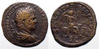212-213 AD., Caracalla, Rome mint, Ã† Sestertius, RIC 512a.