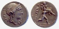 Crawford 308/1a, Roman Republic, Marcus Herennius, Denarius