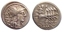Crawford 238/1, Roman Republic, L. Antestius Gragulus, Denarius