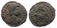 353-355 AD., Constantius II., Arelate mint, Follis, RIC 215.