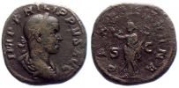 247 AD., Philip II., Sestertius, Rome mint, RIC 268c.