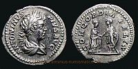 202 AD., Caracalla, Rome mint, Denarius, RIC 124a. 