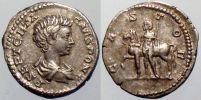 204 AD., Geta, Rome mint, Denarius, RIC 6.