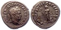 215 AD., Caracalla, Rome mint, Denarius, RIC 254.