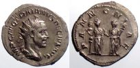 249-251 AD., Trajan Decius, Rome mint, Antoninianus, RIC 21b.