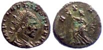 268-270 AD., Claudius II., AE-Antoninianus, Mediolanum mint, RIC157 var.