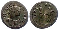 273 AD., Aurelian, Serdica mint, Antoninianus, RIC 260.