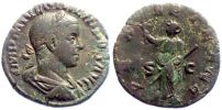 247 AD., Philip II, Rome mint, Ã† Sestertius, RIC 268a.