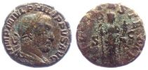 244-249 AD., Philip I., Rome mint, Ã† As, RIC 169b.