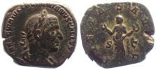 251-253 AD., Trebonianus Gallus, Rome mint, Ã† Sestertius, RIC 116a.