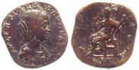 218-222 AD., Julia Maesa, Rome mint, Sestertius, RIC 420.