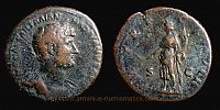 121-122 AD., Hadrian, Rome mint, As, RIC 616c.