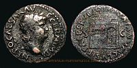  65 AD., Nero, Rome mint, As, RIC 306.