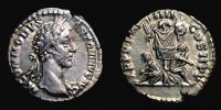 180 AD., Commodus, Rome mint, Denarius, RIC 9a. 