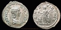 204 AD., Plautilla, Rome mint, Denarius, RIC 369.