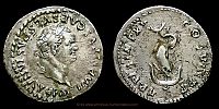 80 AD., Titus, Rome mint, Denarius, RIC 26a.