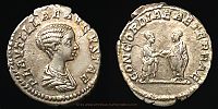 202 AD., Plautilla, Rome mint, Denarius, RIC 361.