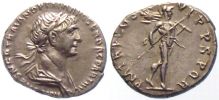116 AD., Trajan, Rome mint, Denarius, RIC 340.