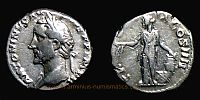 156 AD., Antoninus Pius, Rome mint, Denarius, cf. RIC 249.