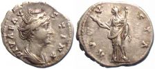 141 AD. and later, Faustina I., posthumous commemorative, Rome mint, Denarius, RIC 356.