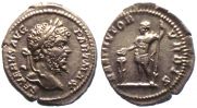200-201 AD., Septimius Severus, Rome mint, Denarius, RIC 167a.