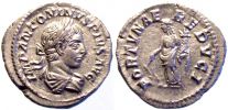 220-221 AD., Elagabalus, Rome mint, Denarius, RIC 83a.