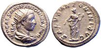 218-219 AD., Elagabalus, Rome mint, Antoninianus, RIC 138.