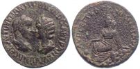 Singara in Mesopotamia, 241-244 AD., Gordian III and Tranquillina, Ã† 30, BMC 8 var.