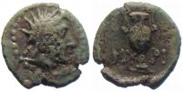 Myrina in Aeolis,  200-100 BC., Ã†13, BMC 32.