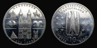 2005 AD., Germany, 1200th anniversary city of Magdeburg commemorative, Berlin mint, 10 Euro, KM 240.