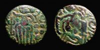 Sri Lanka,  985 - 1014 AD., Chola Occupation, RajaRaja Chola, 1 Massa, Mitchiner 732.