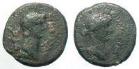 Thessalonica in Macedonia,  22-23 AD, Tiberius and Livia, Ã†22, RPC 1567.