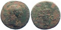 112-117 AD., Trajan, Rome mint, Sestertius, RIC 625.