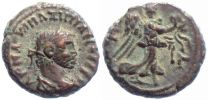 Alexandria in Egypt, 287-288 AD., Maximianus, Potin Tetradrachm, Milne 4860.