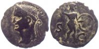  37-54 AD. and later, Agrippa, Claudius ?, irregular Gallic or Hispanic mint, As.