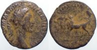 181 AD., Commodus, Rome mint, As, RIC 319b.