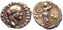  72-73 AD., Vespasian, Rome mint, Denarius, RIC 50.