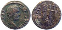 Stobi in Macedonia, 198-217 AD., Caracalla, 2 Assaria, Nike.