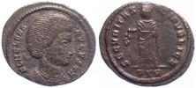 324-325 AD., Helena, Treveri mint, Follis, RIC 458.