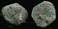 Julia Traducta in Hispania,  15-14 BC., Augustus, Semis, RPC 109.
