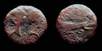   10 BC. and later, Augustus, imitative Dupondius, irregular Gallic(?) mint, cf. RPC 523.