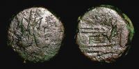 Crawford 173/1, Roman Republic, 169-158 BC., Rome mint, moneyer C. Cluvius Saxula, Æ As.