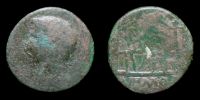   15 BC. - 14 AD. and later, Augustus or Tiberius, imitative As, irregular Gallic or Hispanic mint, cf. RIC I, p. 57-58.