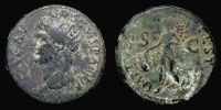  80-81 AD., Titus for Augustus, restitution issue, Rome mint, Dupondius, Coh. 557.