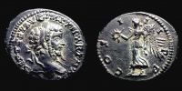 198-202 AD., Septimius Severus, Laodikea mint, Denarius, RIC 504.