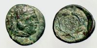 Kings of Thracia, 306-281 BC., Lysimachos, Lysimacheia mint, Dichalkon, SNG Cop. 1168.