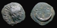 198-217 AD., Moesia or Thracia, ancient struck imitation, Caracalla, Assarion, cf. Varbanov 1545, - 3020, - 2801.
