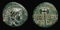 Thyateira in Lydia,  54 AD., Nero, Æ 17, RPC 2382.